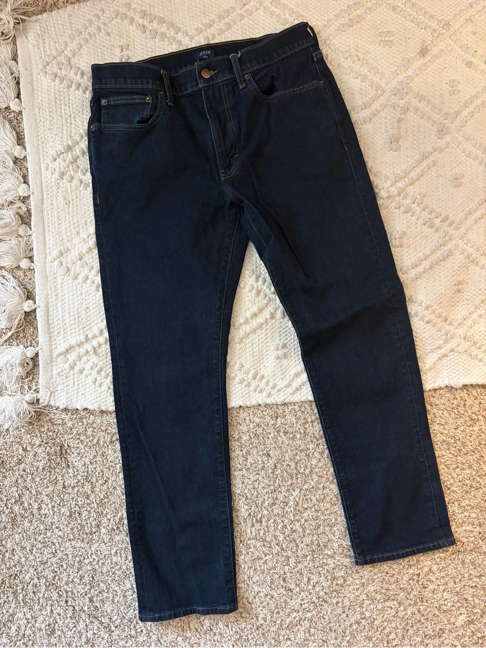 J Crew Flex Men's Straight Denim Jeans